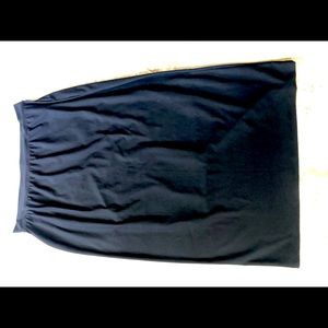 1X Spanx long skirt (below knees)